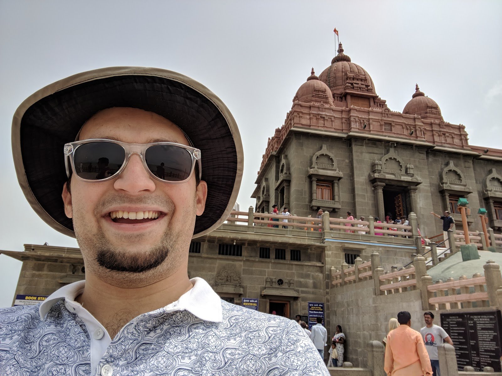 Chilling at Vivekananda Rock Memorial, Kanyakumari, India